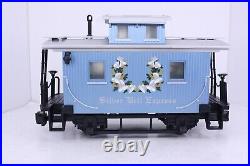 Lionel 8-81024 Silver Bell Express G Gauge Steam Train Set Excellent