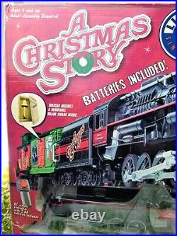 Lionel A Christmas Story Movie Battery Powered G Gauge Train Set VIDEO READ NIB