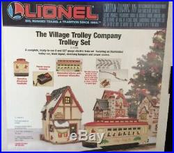 Lionel Christmas Village Motorized Bump N Go Trolley Set 6-11809! O Gauge Train