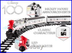 Lionel Disney 100 Years Of Wonder Battery Operated Train Set Red Theme Brand New