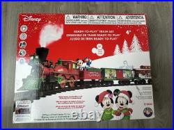 Lionel Disney Mickey Mouse Express Bluetooth Christmas Train Set 37 Pieces