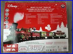 Lionel Disney Mickey Mouse Express Bluetooth Christmas Train Set 37 Pieces