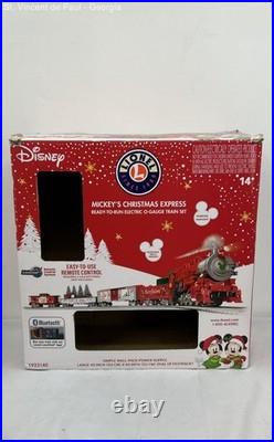 Lionel Disney Mickey's Christmas Express Bluetooth Electric O Gauge Train Great