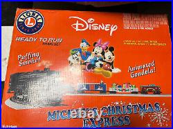 Lionel Disney Mickey's Christmas express 6-31946 O Train Set NIB
