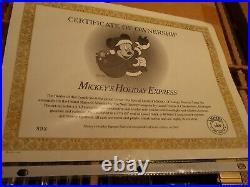 Lionel Disney Mickeys Holiday Express Train 7-99001 Christmas -O-027 GAUGE