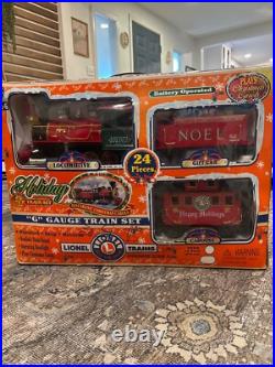 Lionel G Gauge HOLIDAY TRAIN Set COMPLETE 62134 WORKS GREAT