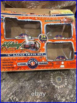 Lionel G Gauge HOLIDAY TRAIN Set COMPLETE 62134 WORKS GREAT
