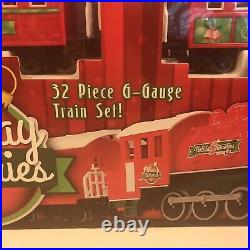 Lionel G-Gauge Train Set 32 Piece Holiday Memories Christmas