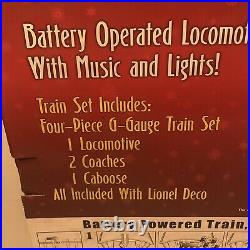 Lionel G-Gauge Train Set 32 Piece Holiday Memories Christmas