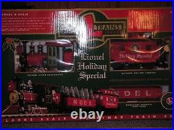 Lionel Holiday Special G-Scale Christmas Set 8-81019 New in Box Indoor/Outdoor