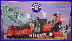 Lionel Holiday Special Train set 8-81029 51 Circle Of Track 60w Transformer