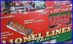 Lionel Lines 36 Piece G-Gauge Christmas Train Set With Remote in box