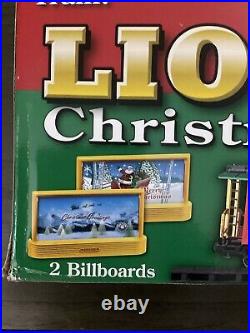 Lionel Lines 36 Piece G-Gauge Christmas Train Set With Remote in box Tested