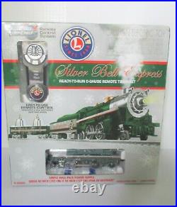 Lionel Lion Chief Silver Bell Express 6-30205 New Green Christmas Train Set
