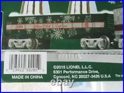 Lionel Lion Chief Silver Bell Express 6-30205 New Green Christmas Train Set