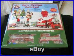Lionel Merry Christmas Charlie Brown-snoopy Train Set New In Box 6-30193