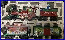 Lionel Mickey Mouse Express Disney G-Gauge Christmas Train Set Read Description
