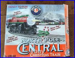 Lionel North Pole Central Christmas Train Set # 6-30068 with GREEN TABLE MAT