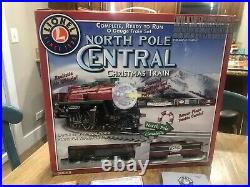 Lionel North Pole Central Christmas Train Set Plus Extras O Gauge