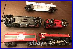 Lionel North Pole Central Lines Christmas steam locomotive SET of 5