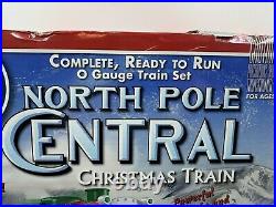 Lionel North Pole Large 40 x 60 Oval Track Central Christmas Train Set 6-30040