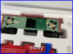 Lionel O Disney Mickey's Christmas Express Steam Engine Train Set 6-30076 G2 Vtg