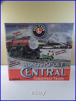 Lionel O Gauge North Pole Central Christmas Train Set 6-30068 In Original Box