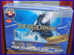 Lionel O Gauge Polar Express Train Set Black w / Air Whistle & Puffing Smoke