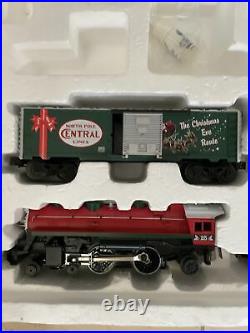 Lionel O Scale North Pole Central Christmas Train Steam Freight Set 6-30068