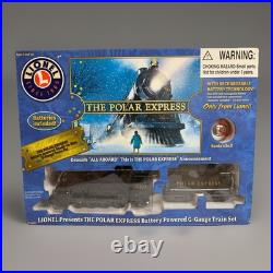 Lionel Polar Express G-Gauge Train Set 7-11022 Battery Powered Remote Controlled