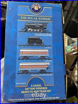 Lionel Polar Express G Gauge Train Set Battery Power 7-11176 In Excellent Cond
