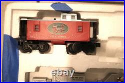 Lionel Santa's Flyer Bass Pro Christmas Train Set Missing Parts/READ