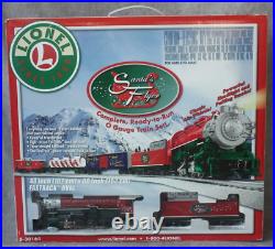 Lionel Santa's Flyer O Gauge Christmas Steam Train Set 6-30164