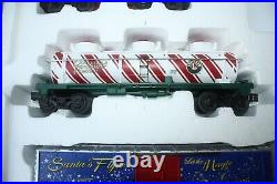 Lionel Santa's Flyer O Gauge Christmas Steam Train Set 6-30164