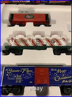 Lionel Santa's Flyer O Gauge Christmas Steam Train Set in Box #6-30164