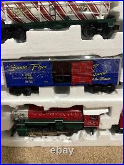 Lionel Santa's Flyer O Gauge Christmas Steam Train Set in Box #6-30164