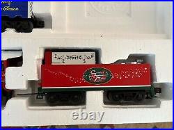 Lionel Santa's Flyer O Scale Christmas Steam Whistle Train Set #6-30164 In Box