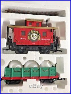 Lionel The ORNAMENT EXPRESS Electric Train Set Christmas LARGE SCALE Engine +