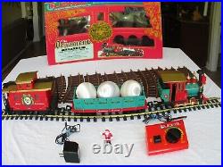 Lionel The Ornament Express LG Scale Christmas Train Set +4 Xtra Straight Tracks