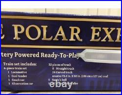 Lionel The Polar Express Battery Powered Ready To Play Train Set 7-11824 Nib