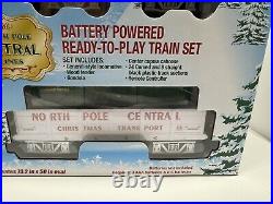 Lionel Train Set North Pole Central Lines 37 Piece Train Set Christmas 7-11729
