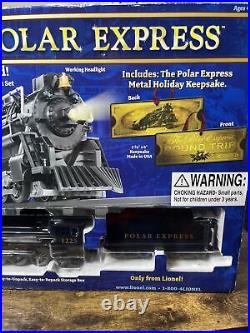 Lionel Train The Polar Express Battery Operated Train Set 7-11556 G Scale