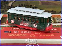 Lionel Trains 21924 Motorized Christmas Santa Trolley Set Train O-27 Track Gauge