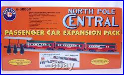 Lionel Trains North Pole Central Passenger Car Expansion Pack 6-30039 Never Used