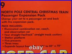 Lionel Trains North Pole Central Passenger Car Expansion Pack 6-30039 Never Used