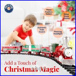 Lionel Trains Set North Pole Express Holiday Train 29 Piece Set with Water Vapor
