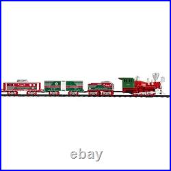 Lionel Trains Set North Pole Express Holiday Train 29 Piece Set with Water Vapor