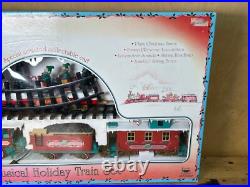 Logger Bears Express Christmas Musical Holiday Train Set Minty NEW opened 2 test Logger Bears Express Christmas Musical Holiday Train Set Minty NEW opened 2 test