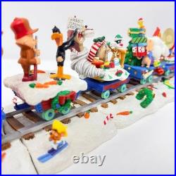 Looney Tunes Train Set Vintage Danbury Christmas Express Boxed Looney Tunes Train Set Vintage Danbury Christmas Express Boxed