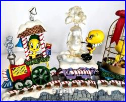 Looney Tunes Tweety's Christmas Train Danbury Mint Chwistmas Twain Vintage